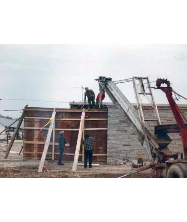 new bank building construction